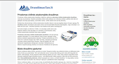 Desktop Screenshot of draudimastau.lt